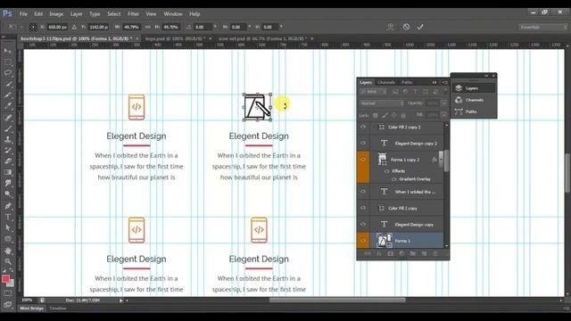 Photoshop Website Design Tutorial - Part 2 смотреть онлайн