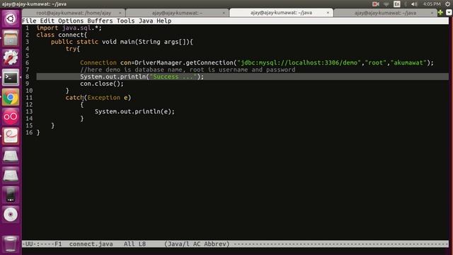 ☕ java jdbc with mysql in ubuntu example смотреть онлайн