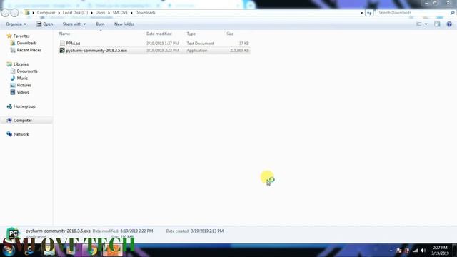 PYCHARM Installation Process And with HELLO WORLD Program смотреть онлайн