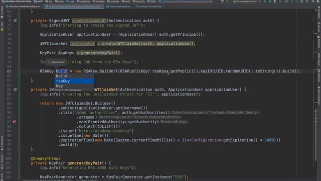 Spring Boot Microservices 05 - Authentication Service Signed and Encrypted JWT (JWS+JWE) pt 02 смотреть онлайн