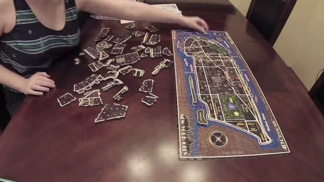 4D New York Puzzle Timelapse смотреть онлайн