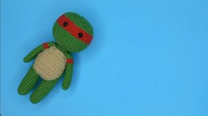 Мастер класс черепашка ниндзя | мк диктант |черепашка ниндзя крючком