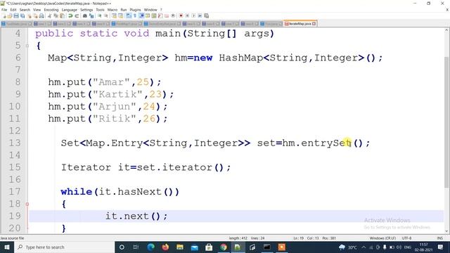 Iterate Map Interface using Iterator in Java смотреть онлайн