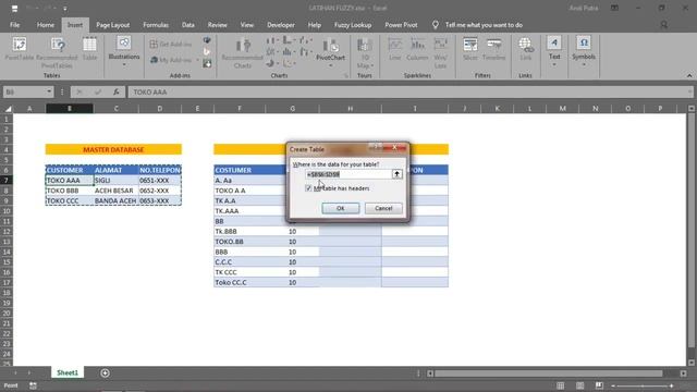 Cara Jitu-mencari Kesamaan data dari dua table yang berbeda || Fuzzy Lookup смотреть онлайн