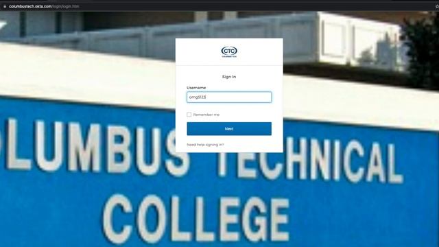 CTC: Okta Student login tutorial смотреть онлайн