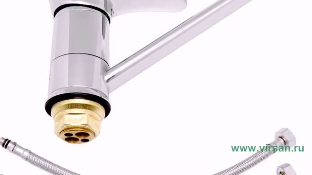 Смеситель на кухню FRAP (ФРАП) H4901 40 мм смотреть онлайн