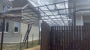 15.09.22. Делаем навес.