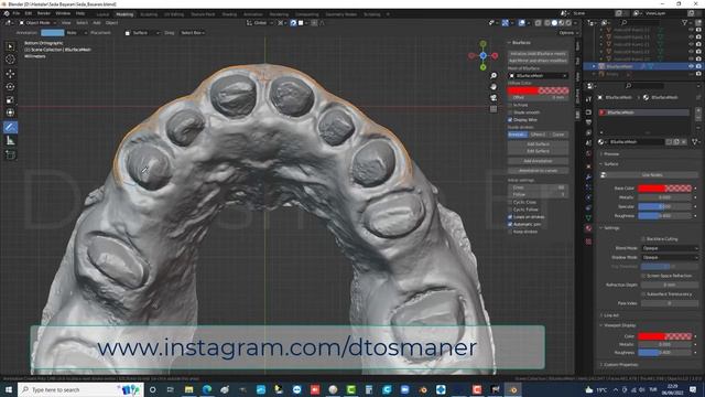 Designing Gingivectomy Guide Using Blender Software смотреть онлайн