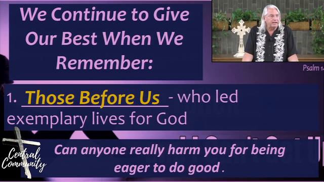 Giving Our Best - Pastor Eric Denton, Central Community- May 29, 2022 Memorial Day- Message 5 of смотреть онлайн