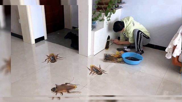 Color painting: How does the mother-in-law react when painting cockroaches in the house? смотреть онлайн