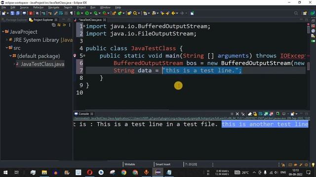 Java Tutorial #78 - Java BufferedOutputStream Class with Examples (File Handling) смотреть онлайн