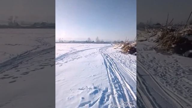 Катаю внуков на мотобуксировщике Бурлак смотреть онлайн