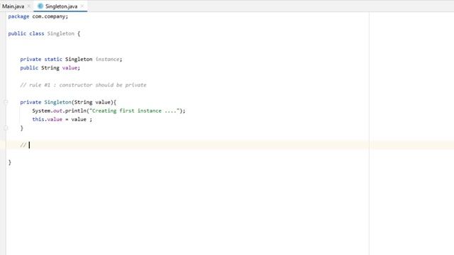 Singleton Design Pattern in Java смотреть онлайн