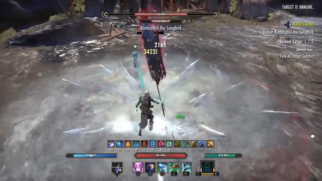 The Elder Scrolls Online - World boss Solo run смотреть онлайн