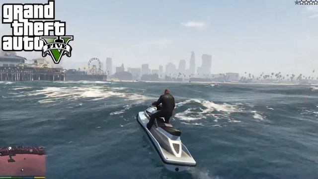 GTA V HD - Funny Day at the Beach - GTA V Gameplay смотреть онлайн