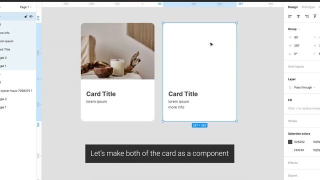 Figma - How to create basic interactive card hover смотреть онлайн