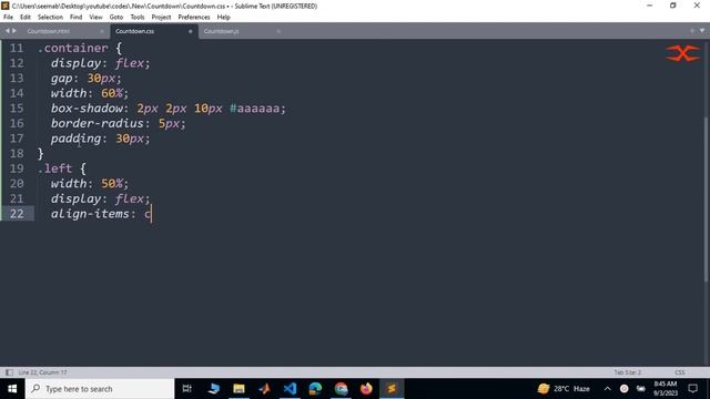 Countdown Timer Using HTML, CSS, & JavaScript смотреть онлайн