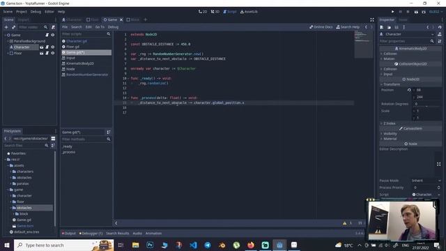 Бесконечный Runner на Godot Engine / Стрим#1 смотреть онлайн