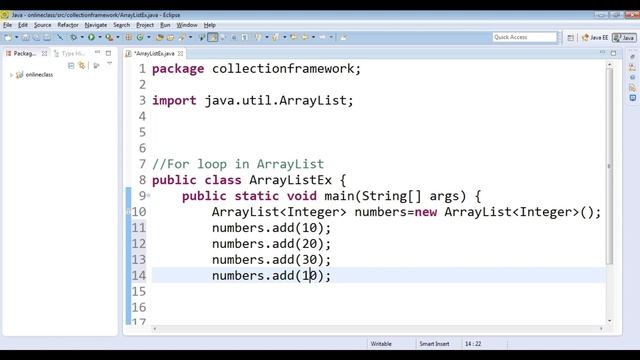 for loop in ArrayList in Java | Java for loop with an ArrayList | ArrayList in Java смотреть онлайн