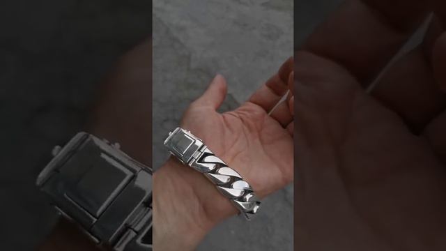 Серебряный браслет мужской Панцирь 260гр. смотреть онлайн