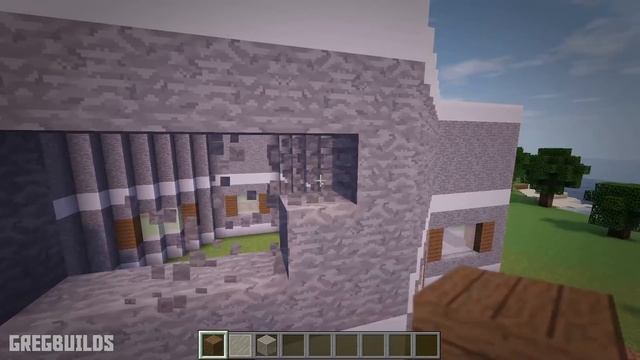 Minecraft: How to Build a TOWN HALL Building! смотреть онлайн