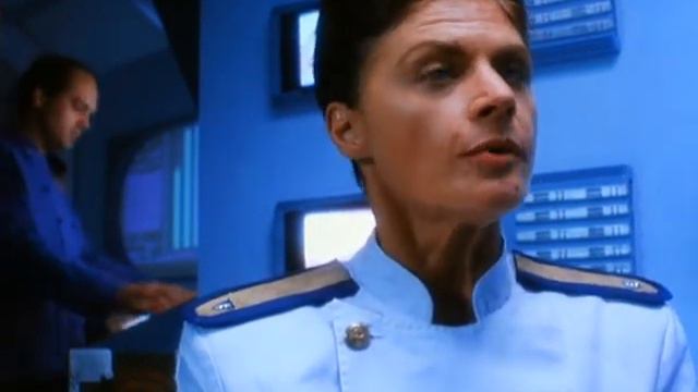 Meg Foster in "Space Marines" (1996) - sci-fi movie scene смотреть онлайн