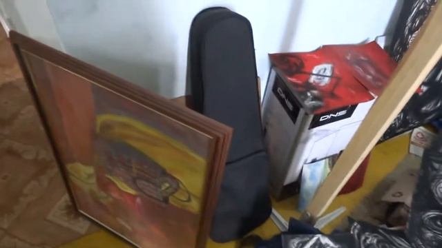 Room artist Комнатка художника, беспорядок. Александр Алёнин смотреть онлайн