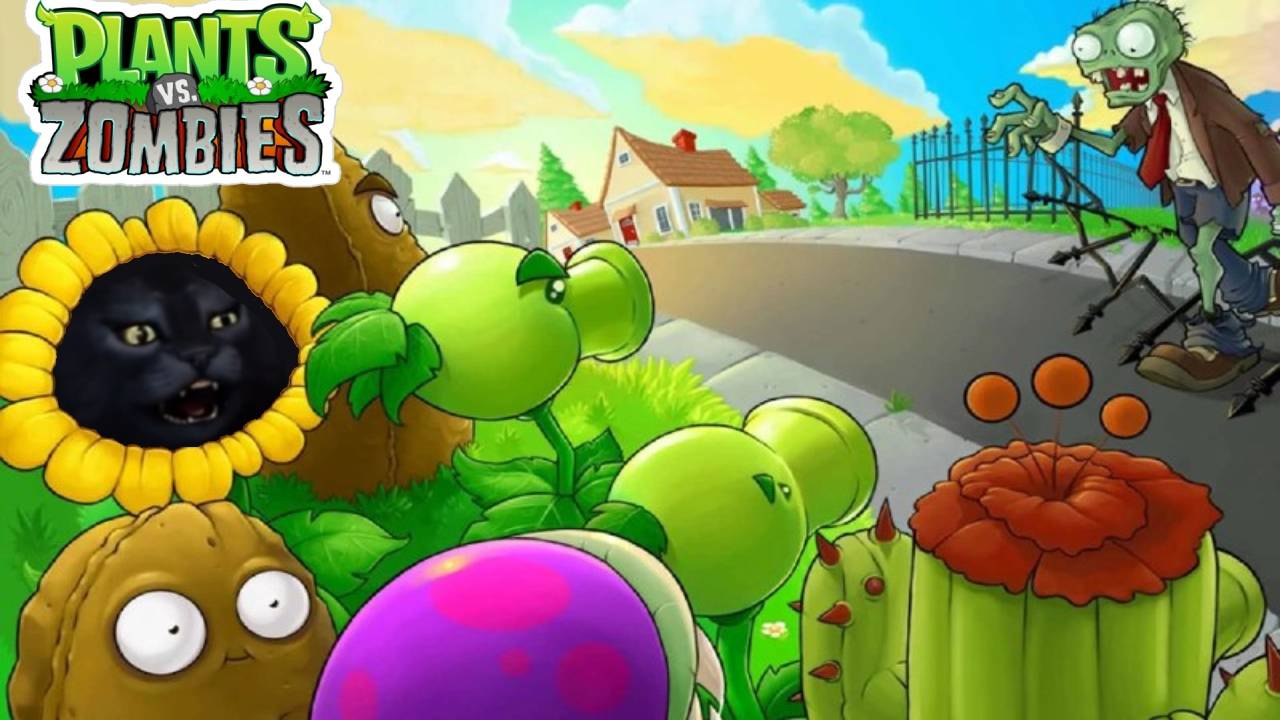 Растения против зомби / Plants vs Zombies / Зомби атакуют, но я их жду) смотреть онлайн