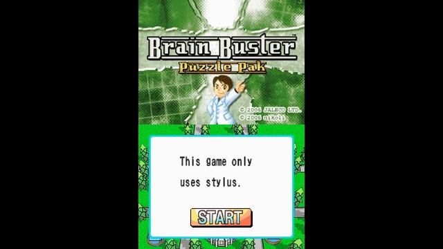 Nintendo DS - Brain Buster Puzzle Pak 'Title' смотреть онлайн