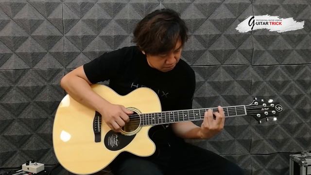 แนะนำguitarโปร่งไฟฟ้า "Greg Bennett GJ 100 SCE" By Pop Woravit смотреть онлайн