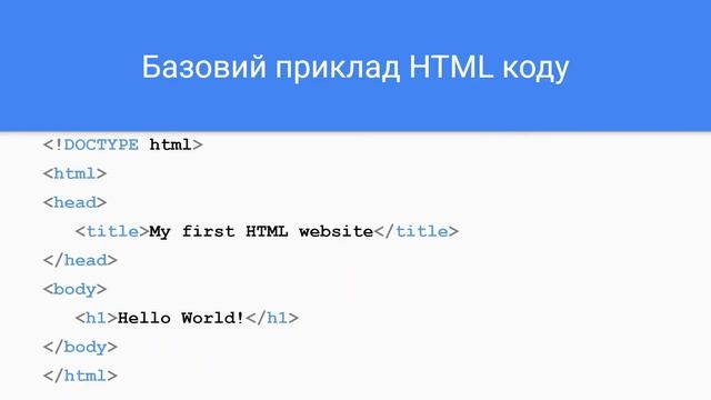 Основи HTML & CSS для початківців #1 - Вступ смотреть онлайн