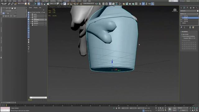 Autodesk 3ds Max 2018, Zbrush, Painter - Моделирование бутылки с черепом смотреть онлайн