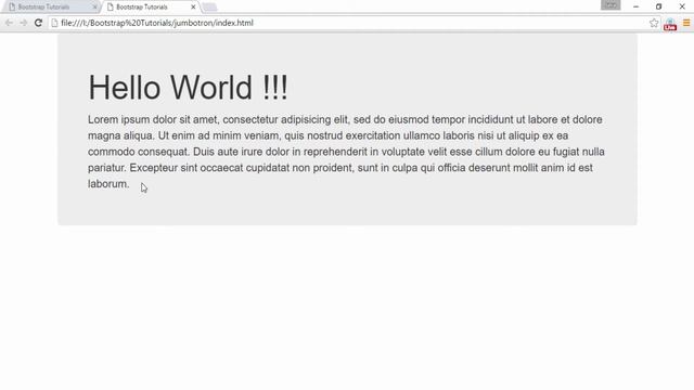 Bootstrap 3 Tutorials - #10 Jumbotron смотреть онлайн