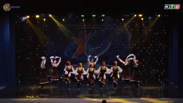 Болгарский танец "Граовско хоро", образцовый ансамбль народного танца "Веснянка", г. Симферополь. смотреть онлайн