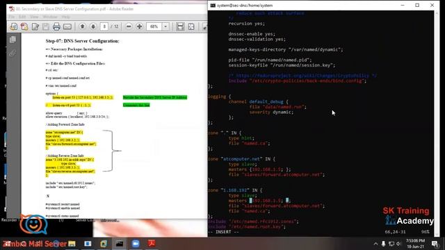 Zimbra Mail Server Administration Class 3 SECEONDARY DNS CONFIGURATION & INSTALLATION смотреть онлайн