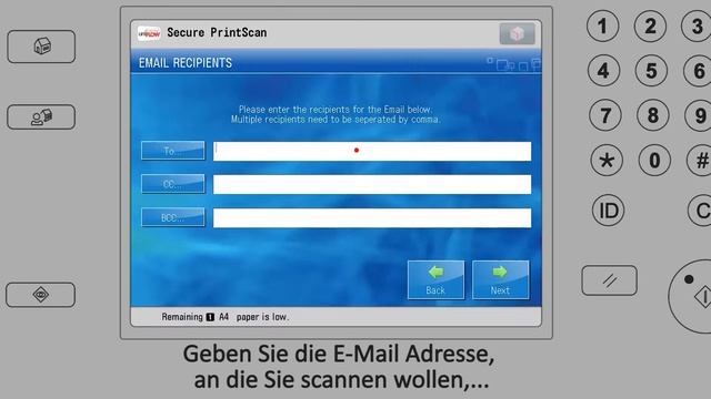 Canon uniFLOW - Scan To Mail смотреть онлайн