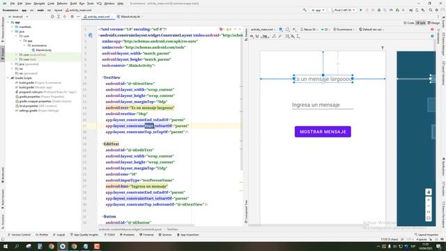 Constraint Layout en Android Studio - Kotlin / Java смотреть онлайн