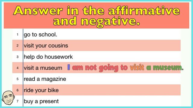 The Future - be going to (affirmative & negative forms) | English speaking practice - Mark Kulek ES смотреть онлайн
