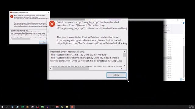 Convert Python Script With Customtkinter To Windows Exe смотреть онлайн