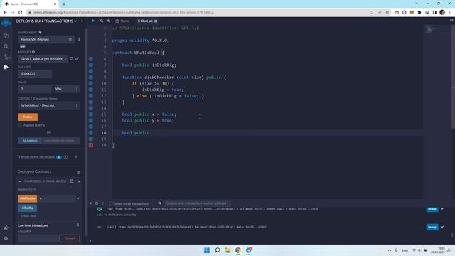 BOOL- Логический тип данных в SOLIDITY | Что такое Boolean? смотреть онлайн