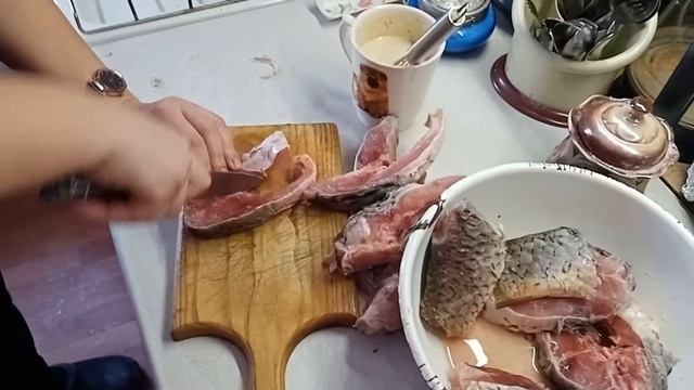 ПРОСТЕЙШИЙ и ВКУСНЕЙШИЙ домашний майонез - карп в горчице с майонезом- жизнь в деревне смотреть онлайн