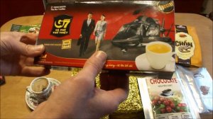 Вьетнамский растворимый кофе G7 3 в 1, отзыв о покупке во Вьетнаме