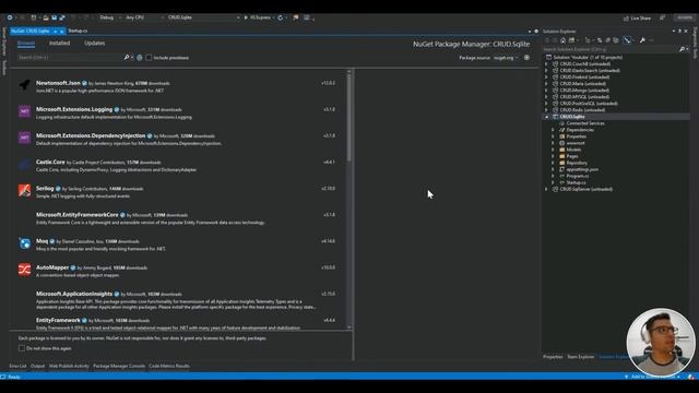 codebehind - CRUD SQLite Net Core C# EntityFramework смотреть онлайн