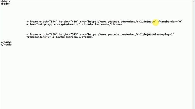 auto play video in your web page || youtube video autoplay in html || autoplay video || смотреть онлайн