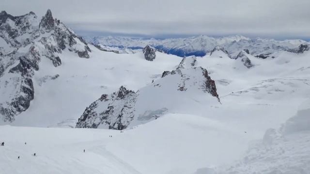 Белая долина Шамони / Vallée Blanche Chamonix White Valley