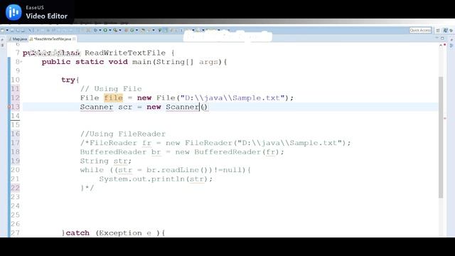 How To Read and Write text file in java | Java Interview смотреть онлайн