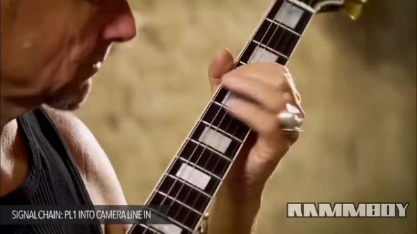 Paul Landers Playing Guitar Rammvier and Ich Tu Dir Weh Of Rammstein