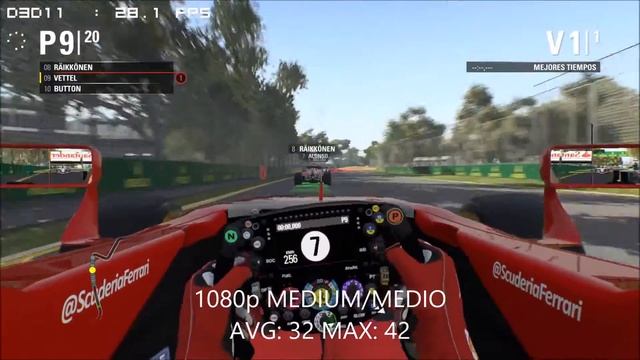 F1 2015 A10-7850K [REAL FPS] [1080p] [FPS IN VIDEO] BENCHMARK смотреть онлайн