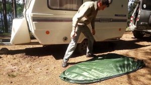 Как сложить душ/туалет палатку?