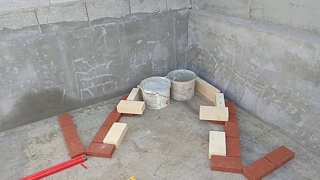 Печной комплекс из клинкерного кирпича,для Вячеслава и его семьи! смотреть онлайн